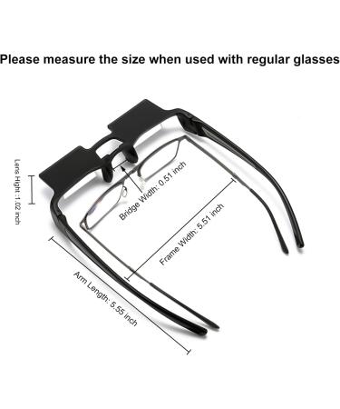 OKCSC Lazy Reading Glasses - Thinner Horizontal HD Design for Comfortable Reading & TV Viewing at 90 Angle - Buy Online on GoSupps.com