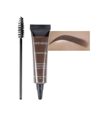 BNOYONERAS Eyebrow Tinting Kit Eyebrow Tinting Professional Eyebrow Makeup Gel Eyebrow Kit Waterproof and Long-Lasting Dark Brown