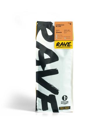 Rave Coffee - Espresso Blend N 4 Freshly Roasted Whole Beans 1Kg