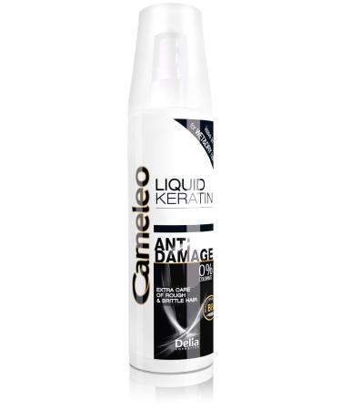 Cameleo - keratin fluid - for damaged dry rough brittle hair - regenerating repair treatment & care with biomimetic keratin & argan oil - heat protection - 150ml - Buy Online on GoSupps.com