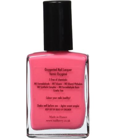 Nailberry L'Oxyg ne Oxygenated Nail Lacquer - Bubble Gum 15ml | Vegan Halal Cruelty-Free Polish for a Healthier Manicure - Buy Online on GoSupps.com