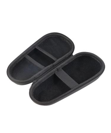 POPETPOP Storage Bag Travel Shaver Organizer Barber Clipper Holder Barber case Shaver Carrying Bag Shaver case shavemate Mini Travel Organizer for Shaver Man Cosmetic Mobile Power eva Black 17.5X7X7CM