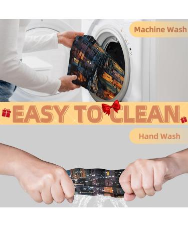 Oil Painting City Landscape Beard Bib Apron | Beard Hair Catcher for Men | Perfect Father's Day & Anniversary Gift - Buy Online on GoSupps.com