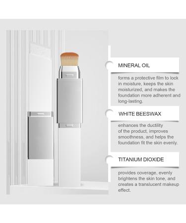  XUSHAOLUN Set of 5 2-in-1 color-changing foundation sticks full coverage natural finish light concealer moisturizing matte foundation and concealer long-lasting and waterproof cream 5 - Buy Online on GoSupps.com