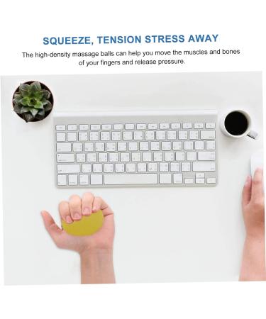 Frcolor 3-Piece Egg-Shaped Massage Ball Set | Hand Roller & Fitness Tool for Muscle Relief - Perfect for Yoga & Massage Therapy - Buy Online on GoSupps.com
