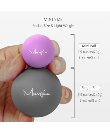 Maxgia Mini Massage Ball - 5 Speeds Electrical Therapy for Hands Feet & Muscles | Myofascial Relaxation & Plantar Fasciitis Relief (Blue) - Buy Online on GoSupps.com