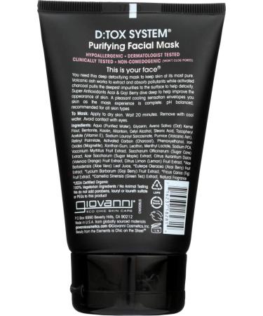 D:Tox System Facial Mask | Purify & Revitalize Your Skin | Shop Now - International Shipping Available - Buy Online on GoSupps.com