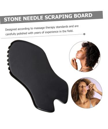 Beavorty Black Meteorite Gua Sha Facial Tool - Scraping Board & Neck Massage Tool for Glowing Skin - Buy Online on GoSupps.com