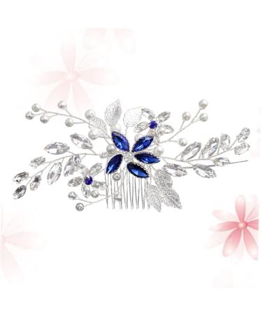 FRCOLOR Flower Hair Comb 1pc Pearl Wedding Comb Combs for Women Hair Barrettes for Women Tiara Comb for Bridal Alloy Comb Hair Comb Dress Bride Bridal Hair Comb