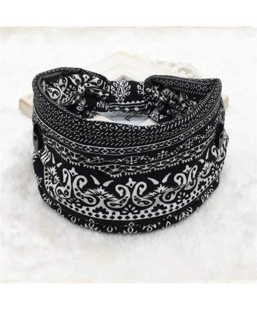 Bohend Boho Headbands - Wide Knotted Hair Bands with Fashion Printing for Women and Girls - Buy Online on GoSupps.com