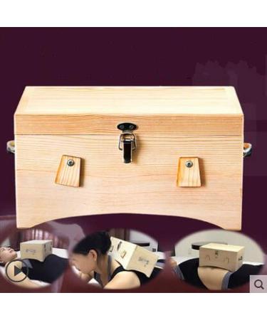 ZAANU solid wood moxibustion box moxibustion box device wooden moxa burner acupuncture point massage and /57 As The Picture Show