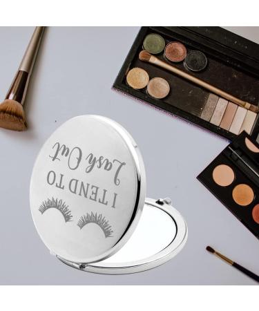 TGBJE Eye Lash Pocket Mirror - Perfect Gift for Girls & Beauticians | TEND to Lash Out Compact Mirror - Buy Online on GoSupps.com