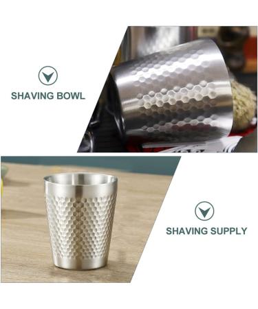 Lurrose Stainless Steel Shaving Set - 1st Rest Razor Shaving Soap Cup & Foam Shell - Premium Men's Grooming Kit - Buy Online on GoSupps.com