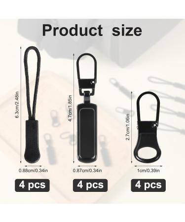 12th Zipper Replacement - Removable Zipper Pull Tab for Jackets Jeans Wallets Backpacks & Suitcases | Zipper Repair Solutions - Buy Online on GoSupps.com