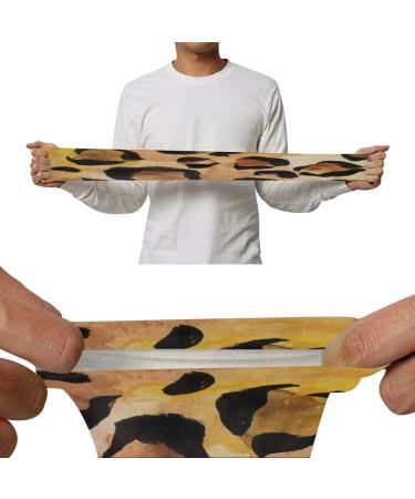 Leopard Print Calf Compression Sleeves - Muscle Pain Relief for Men, Women, and Youth - Shin Splint Support - 1 Pair - Buy Online on GoSupps.com
