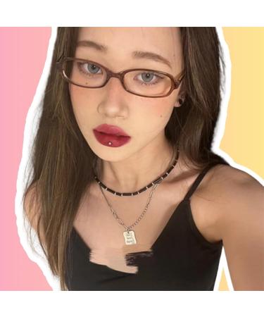 Siphew Blue Light Filter Glasses - Unisex Anti-Blue Light Gaming Glasses for Men & Women - Stylish Brown Design - Buy Online on GoSupps.com