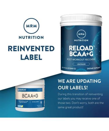 MRM Reload BCAA+G Post-Workout Recovery | Lemonade Flavor - 29.6 oz (840g) - Buy Online on GoSupps.com