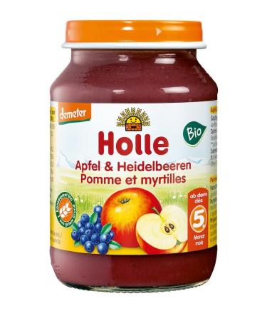 Holle Organic Apple and Blueberry (6 x 190 g)