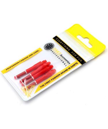 CUESOUL TERO AK7 Dart Shafts - Red 37mm-Length Telescopic Shafts for Steel and Soft Tip Darts (4 pcs) - Buy Online on GoSupps.com