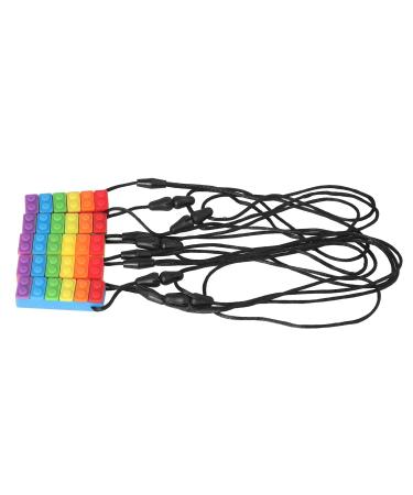 Premium BPA-Free Baby Teething Toys | Rainbow Silicone Building Blocks for Safe Teeth Grinding - Buy Online on GoSupps.com