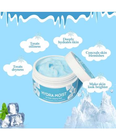 HXMANSEN Beauty Hydra Moist Ice Water Sleeping MaskHydramoist Moisturizer Skin Care Lotion Cream for WomenHydramoist Ice Water Sleeping MaskHydra Moist Ice Water MaskSkin MaskFacial Ice Mask Face Mask - Buy Online on GoSupps.com