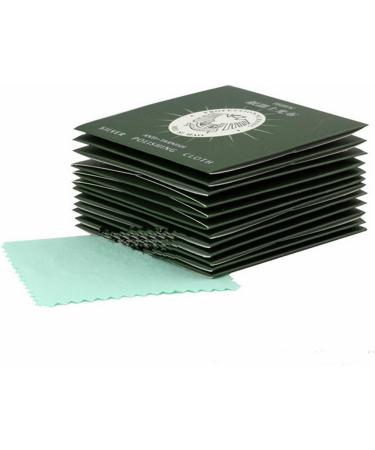 100PCS Silver Gold Platinum Jewellery Polishing Cleaner Cloth Anti Tarnish - Buy Online on GoSupps.com