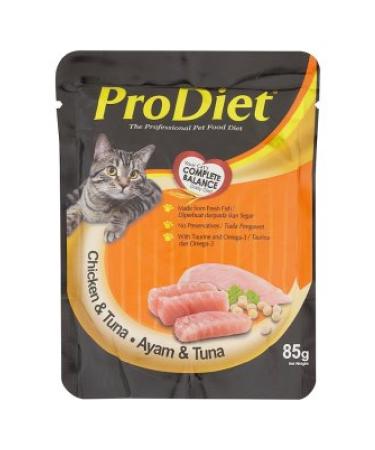 ProDiet Cat Food 85g (628MART) (Chicken & Tuna 12 Pack)