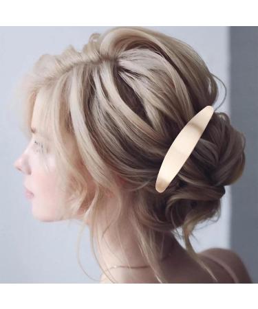 Andelaisi Vintage Oval Hair Clip Barrettes - Geometric French Hairclip for Women and Girls - Buy Online on GoSupps.com