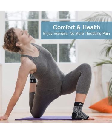 Compression Arch Support Sleeves with Gel Pads for Plantar Fasciitis & Foot Pain Relief - Medium Size (1 Pair) - Buy Online on GoSupps.com