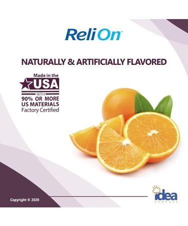 ReliOn Orange Glucose Tablets 2 Pack 20ct + Diabetes Care Guide - 20 Tablets - Buy Online on GoSupps.com