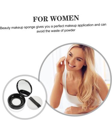 ibasenice 1 Set Loose Powder Box Powder Box Body Powder Case Offic Lotion Travel Plastic Nail Stickers Make up - Buy Online on GoSupps.com