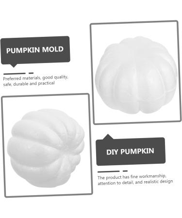 ibasenice 60 Pcs Foam Simulation Pumpkin Realistic Fake Pumpkin Mold Diy Pumpkin Model Bamboo Cabinet Ornaments for Kids Halloween Artificial Pumpkin Decor Outdoor White Accessories Child Whitex6pcs 8X8CMx6pcs - Buy Online on GoSupps.com