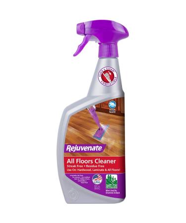 Rejuvenate High Performance All-Floors and Hardwood No Bucket Needed Floor Cleaner Powerful PH Balanced Shine with Shine Booster Technology Low VOC Best in Class Products 32oz 32 Oz 1 Pack