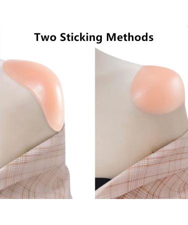 WEZCHUGHAOL Silicone Shoulder Pads Reusable Soft Silicone Shoulder Pads for Women Clothing Anti Slip Shoulder Pads for Shoulder Enhancer (1 Pair Skin) 1 Pair Skin - Buy Online on GoSupps.com
