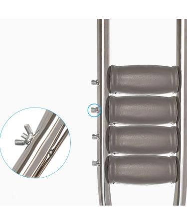 Crutches for Adults Underarm Handicapped Crutches/Canes for Disabled Persons Free Retractable Springs Adjustable Range 92-152 Cm Great for Travel or Work (Double) Lucky Star - Buy Online on GoSupps.com