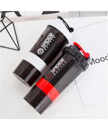 SJLS 3 Layers Shaker Protein Bottle Powder Shake Cup Large Capacity Water Bottle Plastic Mixing Cup Body-Building Exercise Bottle (Farbe : Green) - Buy Online on GoSupps.com