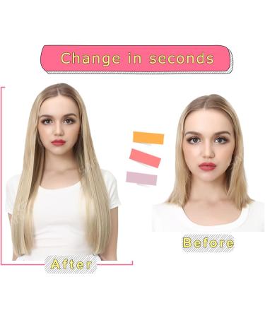 Women's Wigs Natural Wig Pieces One Piece Long Straight Hair High Temperature Wire Fishtail Hair Extensions fashion decoration (Color : 8 Size : 14 inch) 14 inch 8 - Buy Online on GoSupps.com