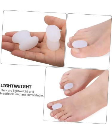Hallux Valgus 8pcs Silicone Separator Cushion Night Splint - Big Joint Protector for Bunion, Foot Thumb Orthotics - Buy Online on GoSupps.com