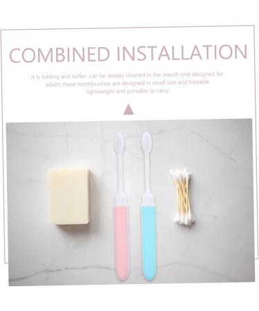 Buy GATUIDA Travel Toothbrush - Soft Foldable & Decorative for Adults | Ideal Travel Oral Care International Shipping Available - Buy Online on GoSupps.com