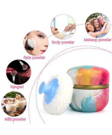 Lionvison Baby Powder Can - Travel Container for Body Powder | Soft Quaste Box for Talc & Loose Powder - Colorful & Convenient for Home & Travel - Buy Online on GoSupps.com