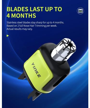 YINKE Nose Hair Trimmer Replacement Heads for One Blade - 3PCS | Dual Edge Blades for Easy Cleansing | Fits QP2520 QP2630 QP2724 QP2734 QP2834 | Waterproof & Gifts for Men - Buy Online on GoSupps.com