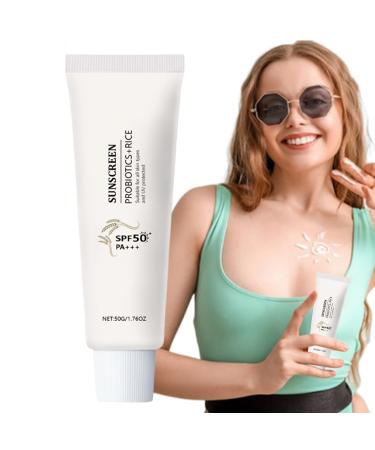 Moisturizing Sunscreen Travel Size for Women Portable Sunscreen Lotion SPF 50+ for Travel