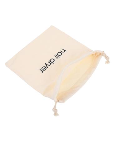 HAPINARY Travel Blow Dryer Hair Dryer Storage Bag Makeup Bag Hair Dryer Bags Hotel Hair Dryer Organizer Miss Jewelry Bag Pouch 33.00X30.00X0.50CM Beige