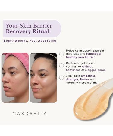 MAXDAHLIA Barrier Repair Moisturizer for Damaged Dry Dull Skin Lightweight Bakuchiol Oil Gel for Sensitive Skin Deep Hydration Barrier Recovery & Anti-Aging Support - Buy Online on GoSupps.com