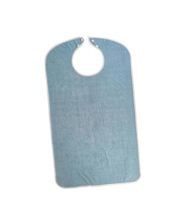 Amagogo Adult Mealtime Protective Coverall Waterproof Easy to Clean Blue 33.86 x 19.69 inches