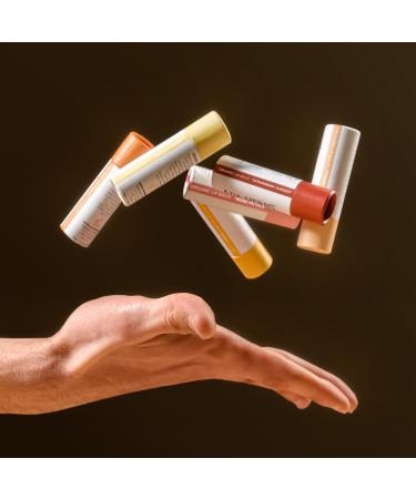 Organic Tinted Lip Balm Strawberry - Natural Red Lip Tint - Vegan Moisturizing Lip Balm with Jojoba & Cocoa Butter - Hydrating Lip Care - 0.35 oz Strawberry Garden - Buy Online on GoSupps.com