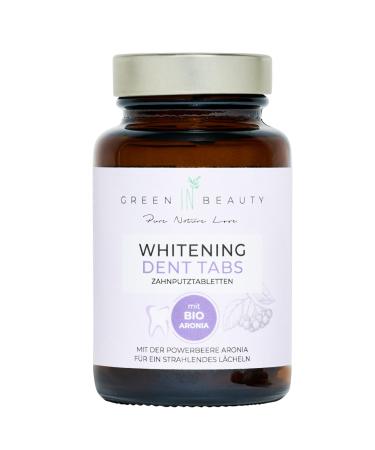 Green in Beauty Dental Care Tablets with Bio Aroniabean powder for white teeth-natural & gentle tooth whitening with immediate & long-term effect-smooth & shiny teeth-60 tablets - Buy Online on GoSupps.com