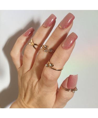 Zaubern gel4Home - UV Nail Wraps & Foils | Semi-Cured Gel Nails (Honeymoon) for Perfect Manicures Worldwide - Buy Online on GoSupps.com