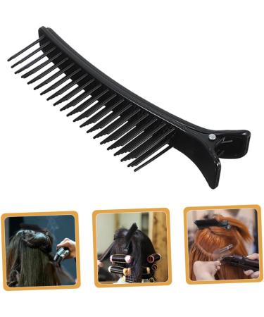 BIUDECO Hair Salon Clip Hair Styling Clip Hair Sectioning Clips Parting Comb Clips Hair Parting Tools Nonslip Hair Clips Hair Clips for Styling Hair Styling Clamps Sectioning Hair Clips 14.20X3.00X2.30CM Black - Buy Online on GoSupps.com