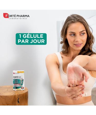Fort Pharma - Fort Flex Joints - Joint Supplement - Collagen Type II Turmeric Silica Vitamin C Zinc - Bone Health Tendons Ligaments - 30 Capsules 1/Day - Buy Online on GoSupps.com
